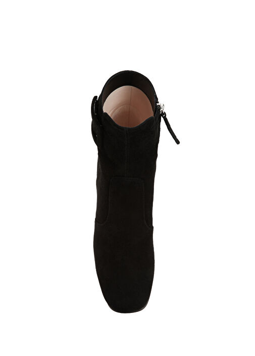 Siyah Topuklu Süet Bot - Görsel 5