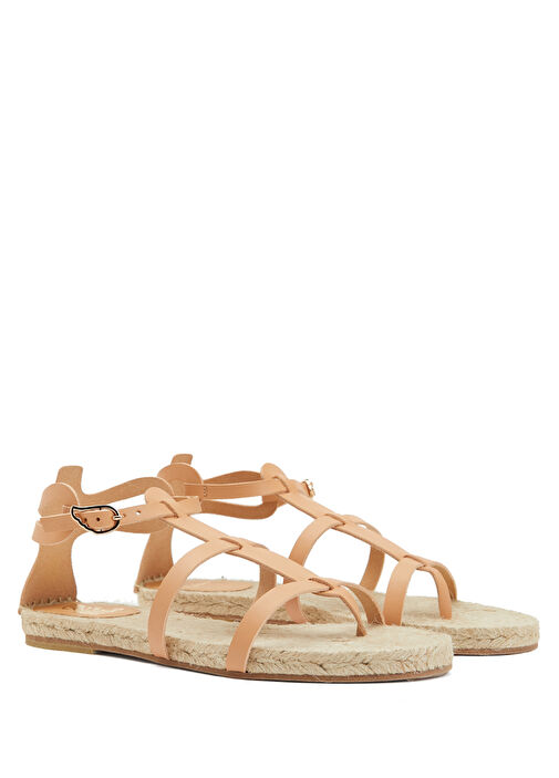 Castaner X Ancıent Greek Sandals Bej Kadın Deri Sa - Görsel 3