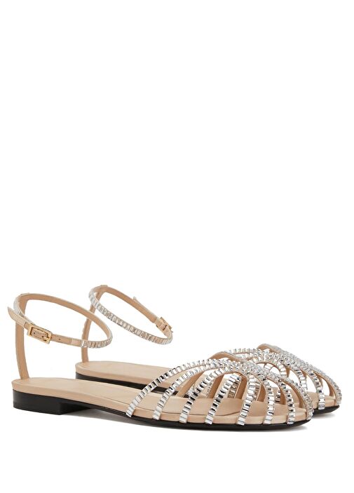 Rebecca Nude Kadın Deri Sandalet - Görsel 3