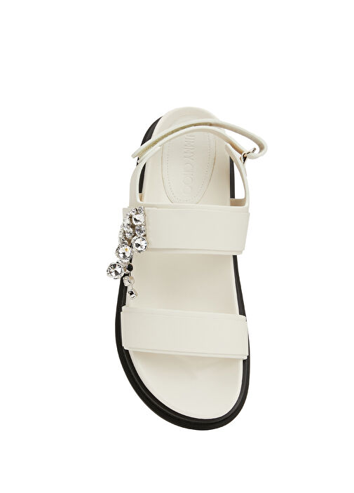 Verity Beyaz Kadın Deri Sandalet - Görsel 4