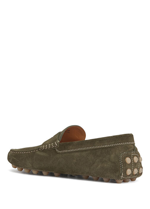 Gommino Haki Erkek Süet Driver - Görsel 4