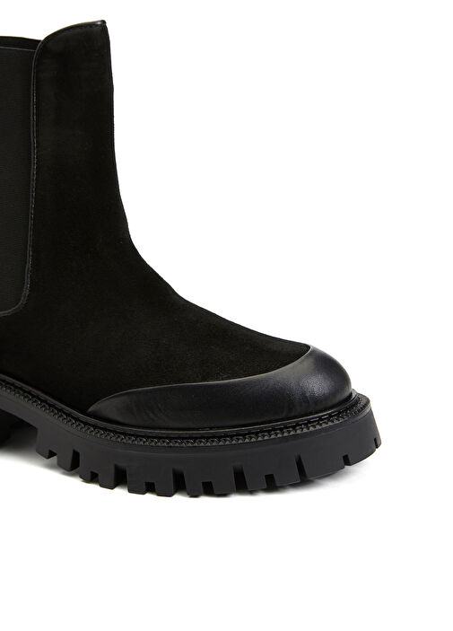 Siyah Kadın Deri Bot - Görsel 12