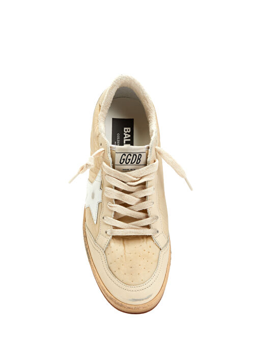 Ball Star Krem Kadın Sneaker - Görsel 6