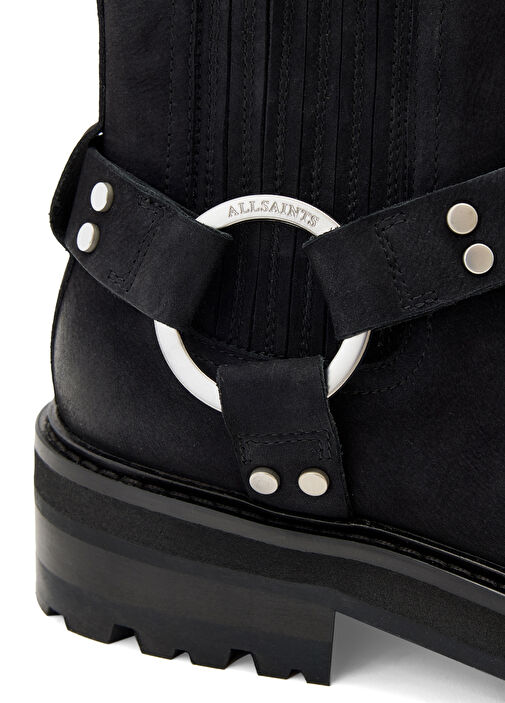 Maddie Siyah Kadın Deri Bot - Görsel 6