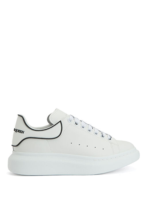 Oversized Beyaz Erkek Deri Sneaker - Görsel 2