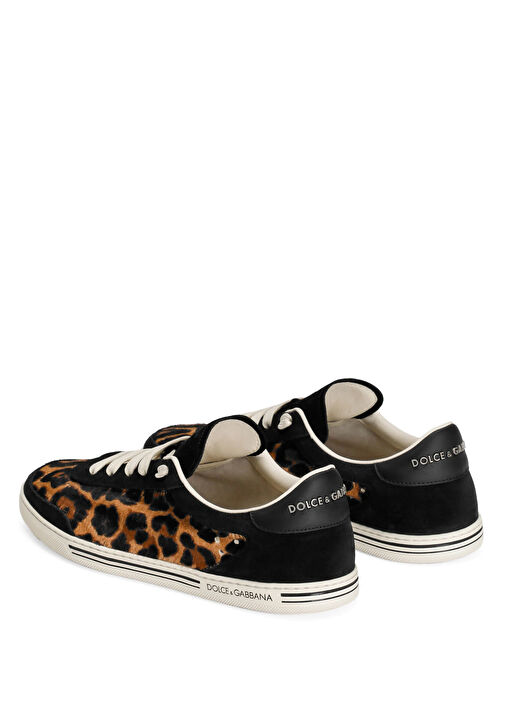 Leopar Kadın Deri Sneaker - Görsel 4