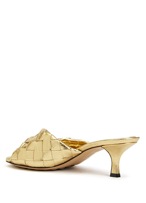 Blink Gold Kadın Deri Terlik - Görsel 4