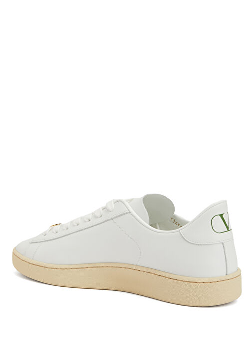 Beyaz Erkek Deri Sneaker - Görsel 4
