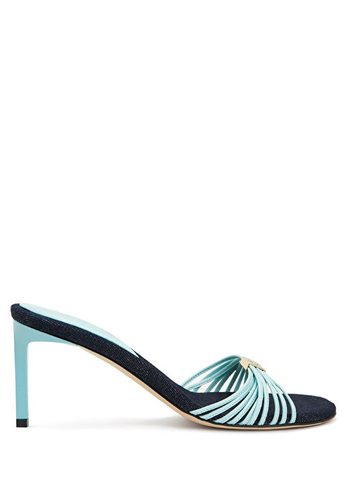 Mavi Kadın Deri Terlik - Görsel 2