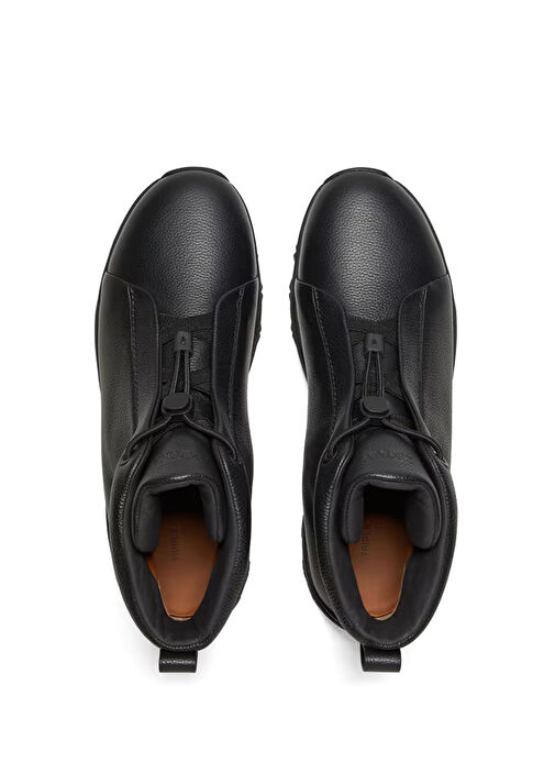 Siyah Erkek Deri Bot - Görsel 5