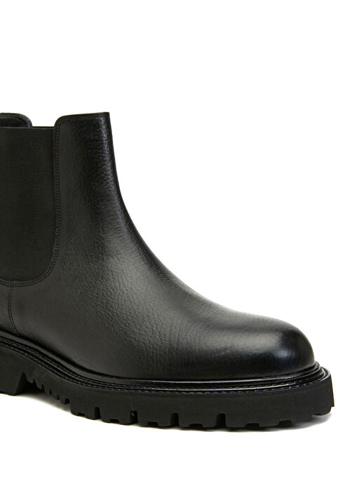 Siyah Erkek Deri Bot - Görsel 7