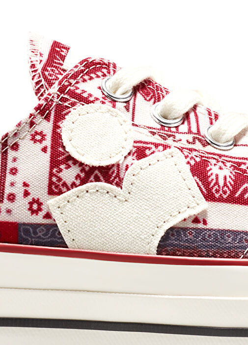 X Isabel Marant Chuck 70 Krem Erkek Kanvas Sneaker - Görsel 7