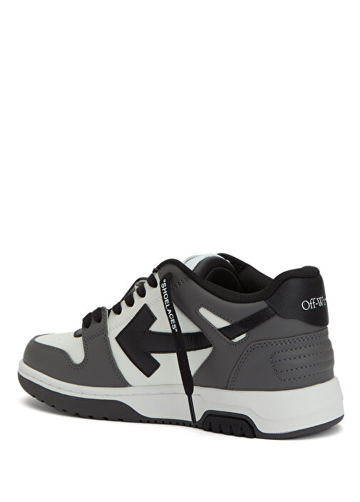Off-white Off-white Out Of Office Siyah Gri Kadın Deri Sneaker | Beymen Siyah Gri - 4. görsel
