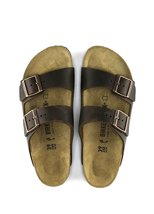 Arizona Koyu Kahverengi Erkek Nubuk Terlik - Görsel 5