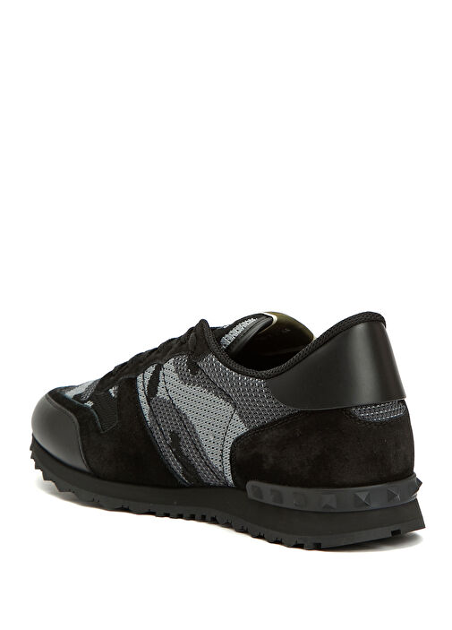 Rockrunner Siyah Lacivert Erkek Deri Sneaker - Görsel 4