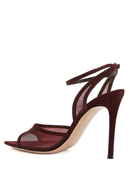 Sienna Kahverengi Kadın İpek Sandalet - Görsel 4