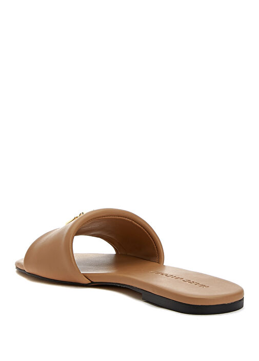 Camel Kadın Deri Terlik - Görsel 4