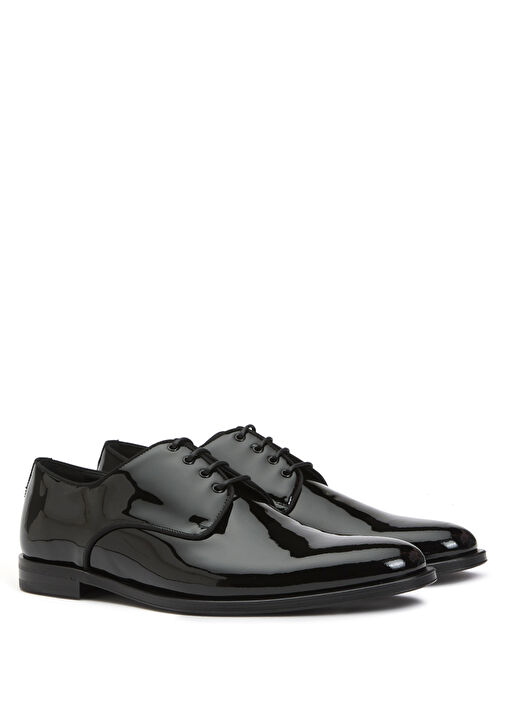 Siyah Erkek Deri Smokin Ayakkabısı - Görsel 3