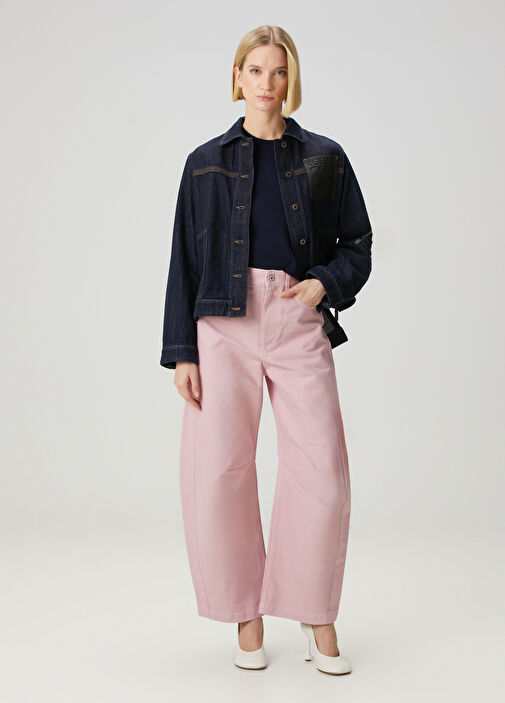 Loewe - Barrel Pink Loose Leg Jeans