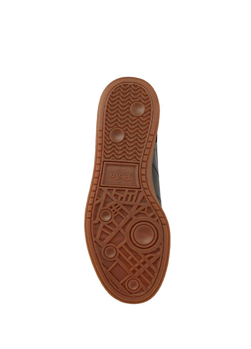 Siyah Erkek Deri Sneaker - Görsel 6