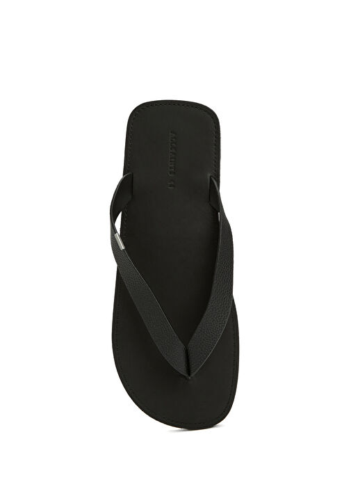 Sydney Siyah Erkek Deri Terlik - Görsel 5