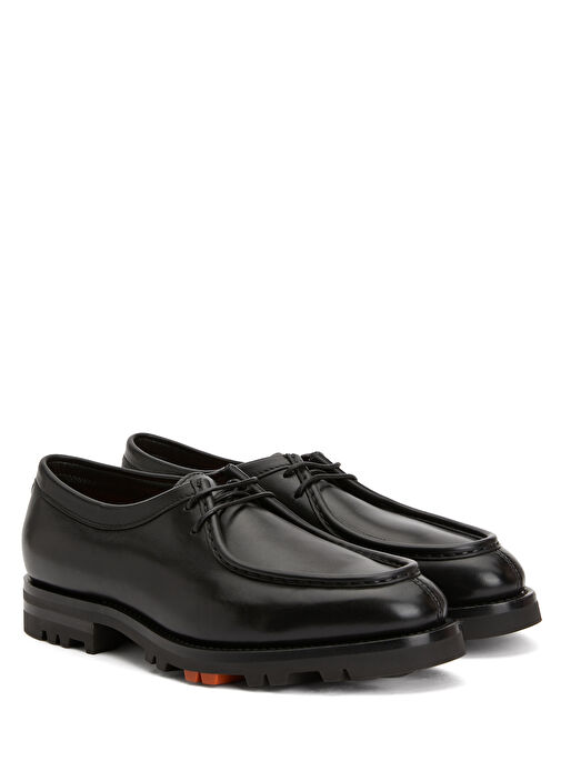 Siyah Erkek Deri Ayakkabı - Görsel 3