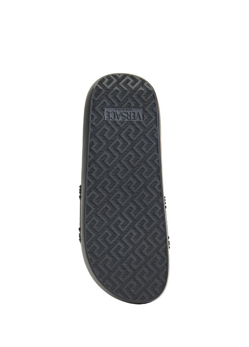 Siyah Logolu Erkek Terlik - Görsel 6