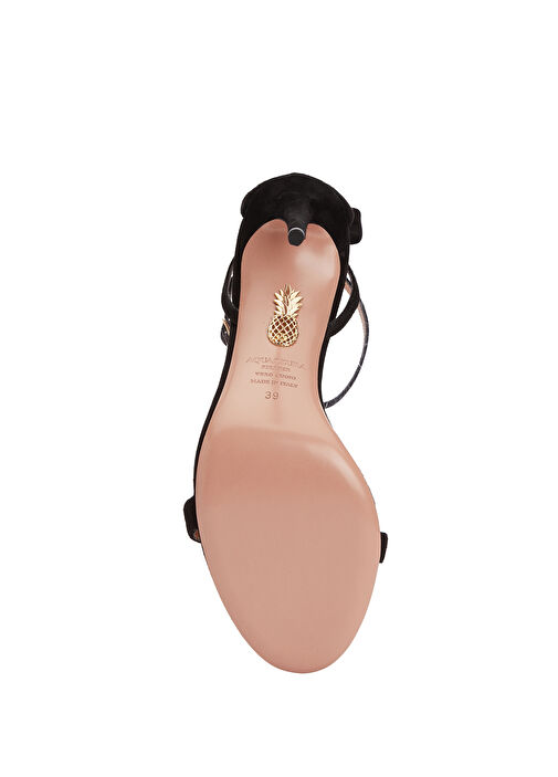 Bow Tie Siyah Kadın Deri Sandalet - Görsel 6