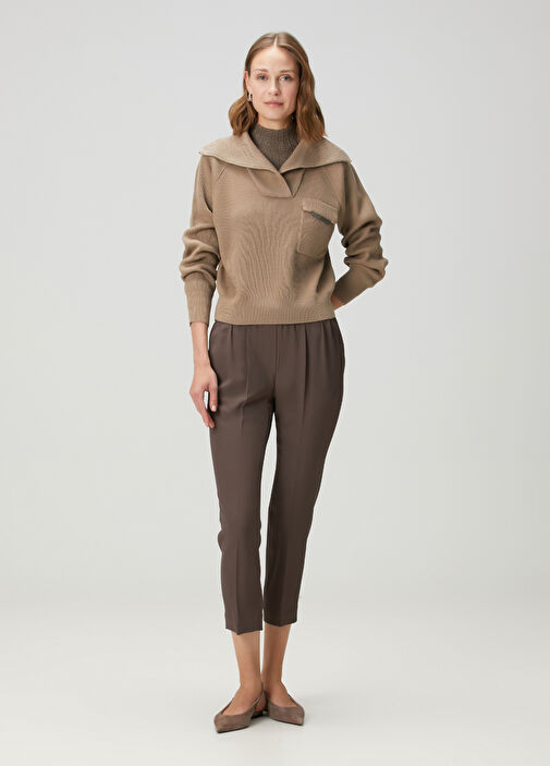 パンツ BRUNELLO CUCINELLI Woman Pants Brown MP828SB899 C9122 Brunello Cucinelli - Brown Pants