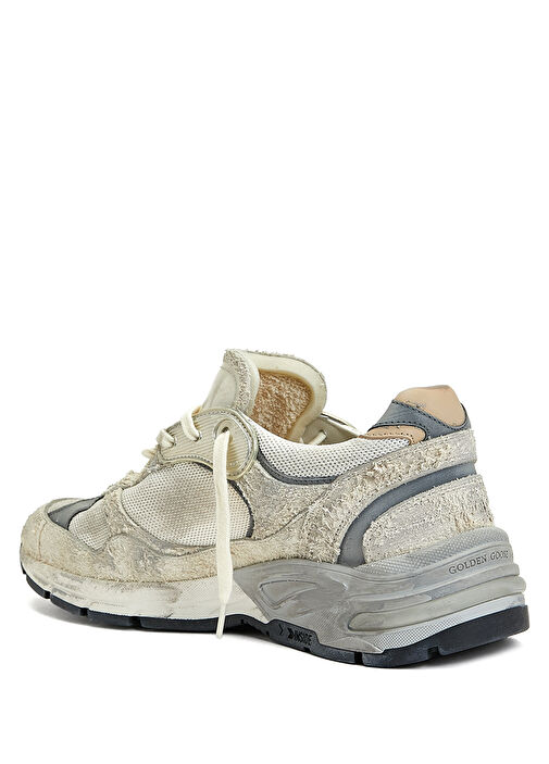 Dad-Star Silver Beyaz Kadın Deri Sneaker - Görsel 4