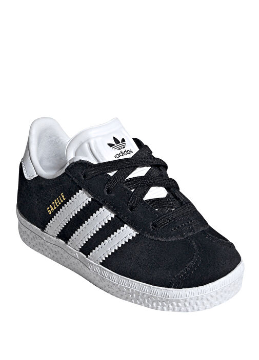 Gazelle Siyah Unisex Çocuk Deri Sneaker - Görsel 3