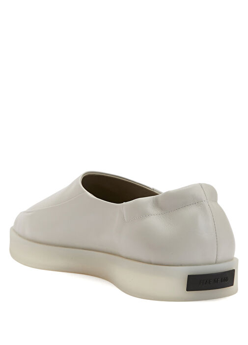 Eternal Açık Gri Kadın Deri Loafer - Görsel 4