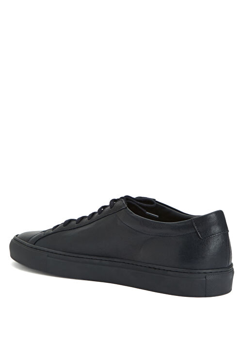 Lacivert Erkek Deri Sneaker - Görsel 4