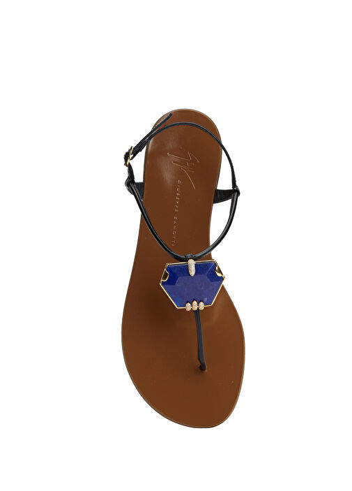 Giuseppe Zanotti Giuseppe Zanotti Siyah Kadın Deri Sandalet Sandalet & Terlik | Beymen Siyah - 5. görsel