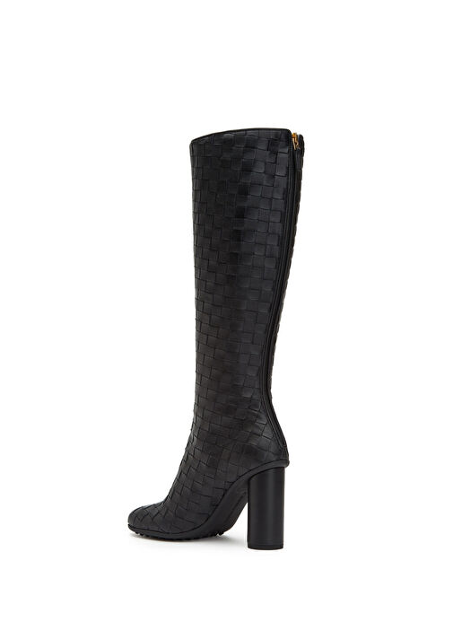 Bottega Veneta Siyah Bottega Veneta Deri Kadın Çizme
