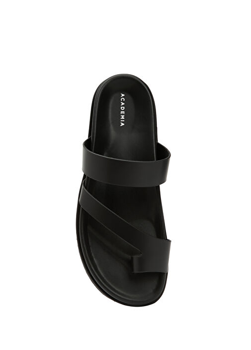 Siyah Erkek Deri Terlik - Görsel 5