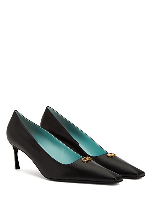 Sergio Rossi Sergio Rossi Siyah Deri Topuklu Ayakkabı Beymen'de! Siyah - 3. görsel