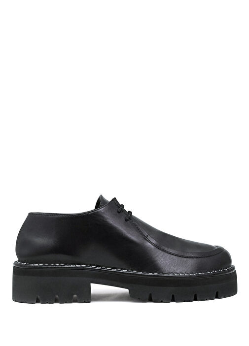 Siyah Erkek Deri Ayakkabı - Görsel 2