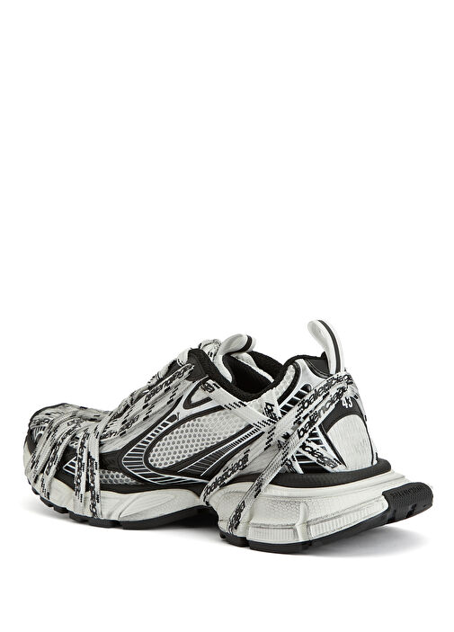 3XL Extreme Siyah Beyaz Erkek Sneaker - Görsel 4