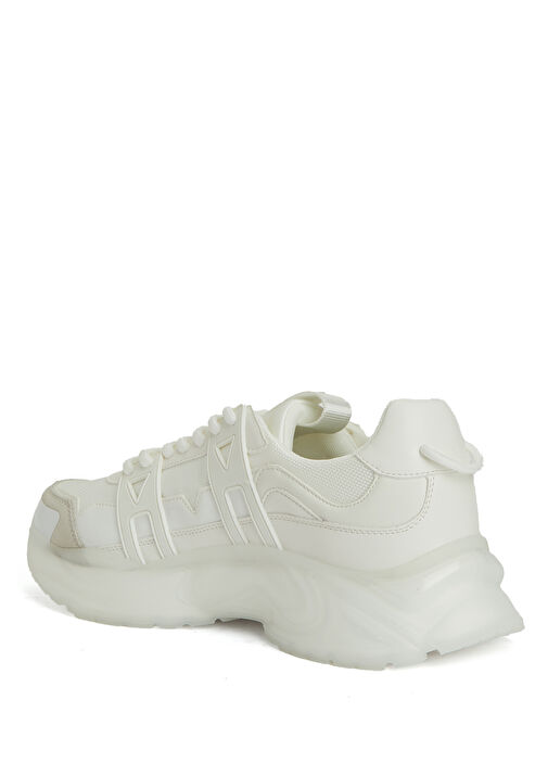 Bellu Beyaz Erkek Sneaker - Görsel 4