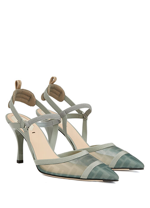 Yeşil Topuklu Ayakkabı - Görsel 3