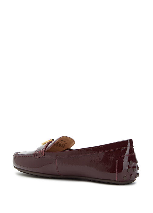 Barnsbury Bordo Kadın Rugan Deri Loafer - Görsel 4