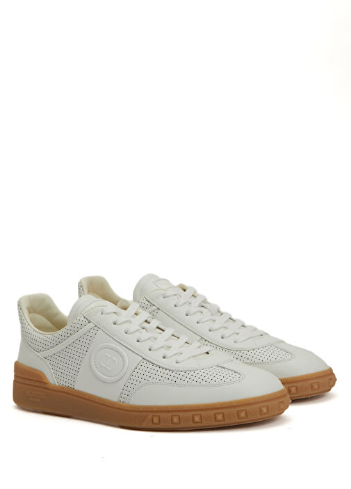 Upvillage Beyaz Erkek Deri Sneaker - Görsel 4