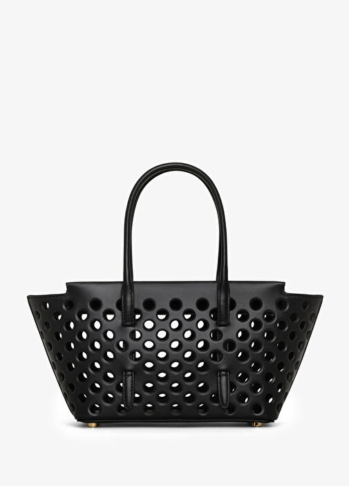 Alaïa Neo Mina Black Womens Leather Bag