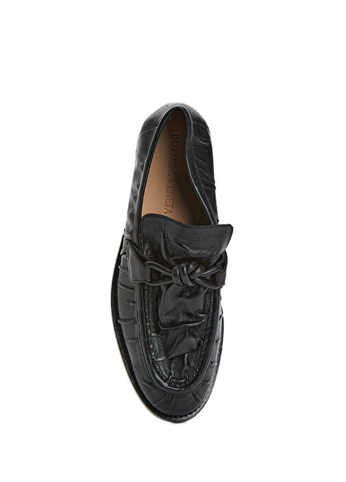 Astaire Siyah Kadın Deri Loafer - Görsel 5