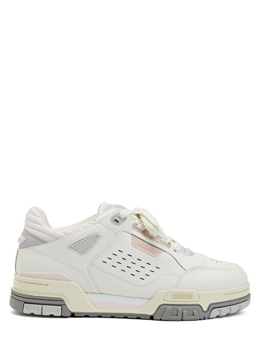 Onyx Pembe Beyaz Kadın Deri Sneaker - Görsel 2