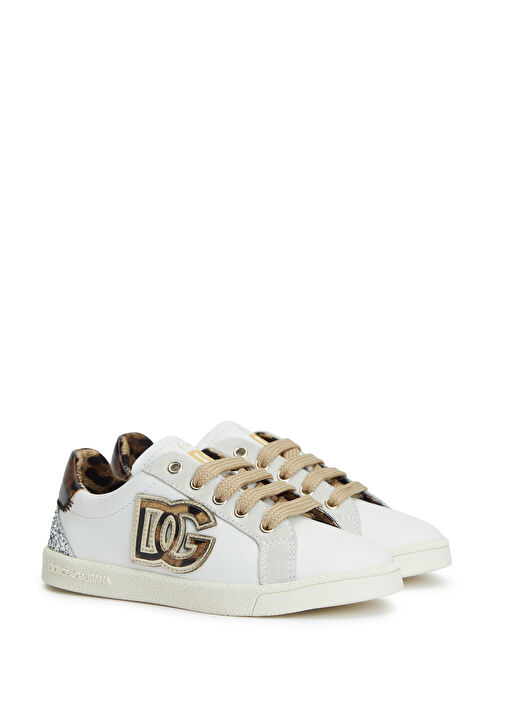 Dolce&gabbana Dolce&gabbana Çok Renkli Kız Çocuk Deri Sneaker Beymen'de! Çok Renkli - 3. görsel