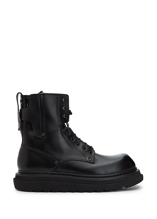 Elba Siyah Erkek Deri Bot - Görsel 2