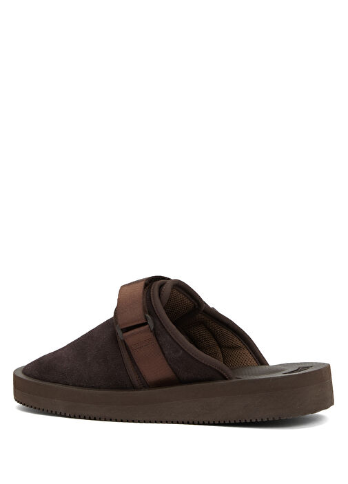 Zavo Kahverengi Kadın Deri Terlik - Görsel 4