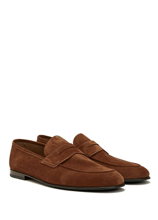 Taba Erkek Süet Loafer - Görsel 3